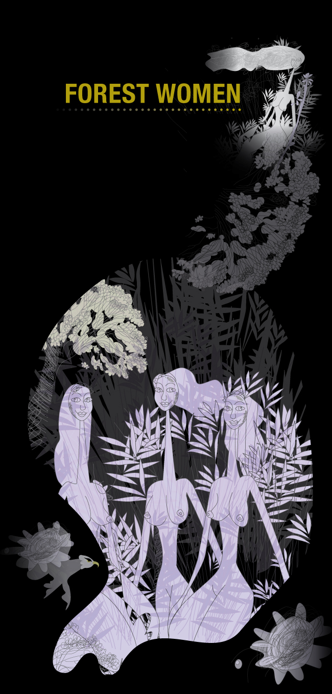 Forest women illustrated by Montse Noguera